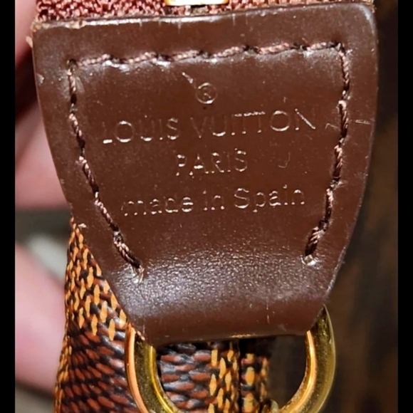 Louis Vuitton Pochette Accessories Damier Ebene Date Stamp CA0162 w/COA - Picture 9 of 14
